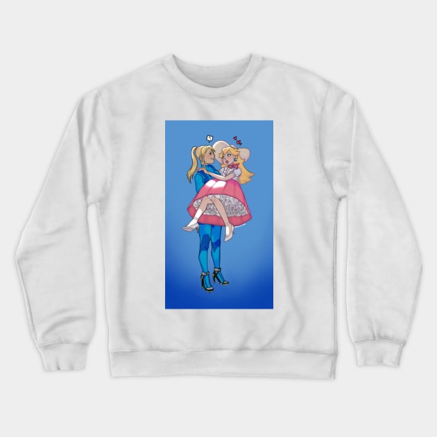 Gal Pals Crewneck Sweatshirt by crystaldye